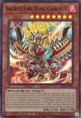 Sacred Fire King Garunix - SR14-EN001 - Ultra Rare - 1st Edition