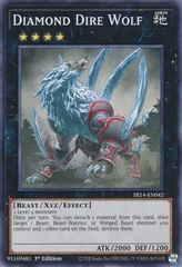 Diamond Dire Wolf - SR14-EN042 - Common - 1st Edition