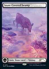 Snow-Covered Swamp (1475) - Rainbow Foil