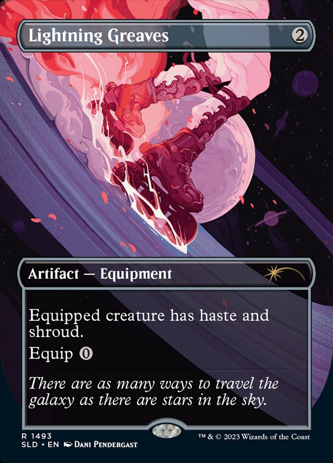 Lightning Greaves - 1493 - Galaxy Foil