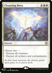 Cleansing Nova (PAGL) - The List