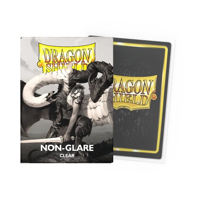 Dragon Shield Standard Size Card Sleeves (100ct) Matte Non-Glare Clear
