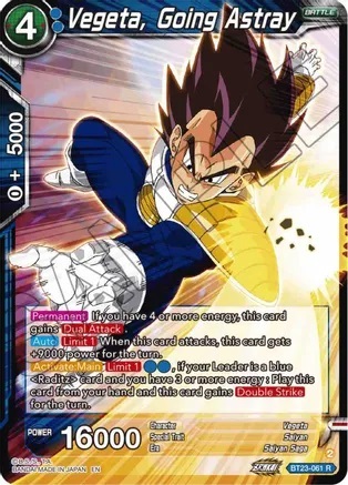 Vegeta, Going Astray - BT23-061 - R