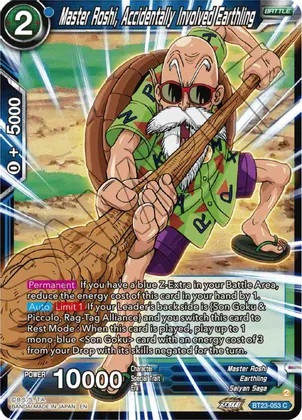 Master Roshi, Accidentally Involved Earthling - BT23-053 - C - Foil