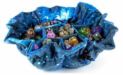 Velvet Dice Bag with Pockets: Galaxy