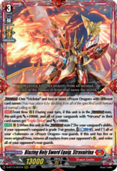 Blazing Holy Sword Equip, Stravairina - D-BT13/001EN - RRR