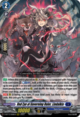 Red Eye of Governing Ruler, Lindalkia - D-BT13/006EN - RRR