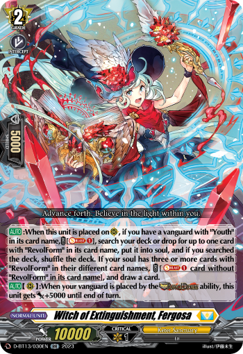 Witch of Extinguishment, Fergosa - D-BT13/030EN - RR