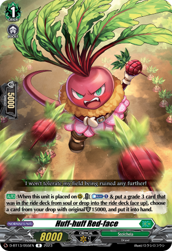Huff-huff Red-face - D-BT13/055EN - R