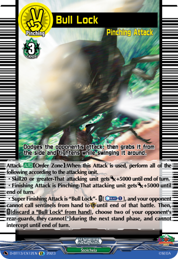 Bull Lock - D-BT13/EX12EN - EX