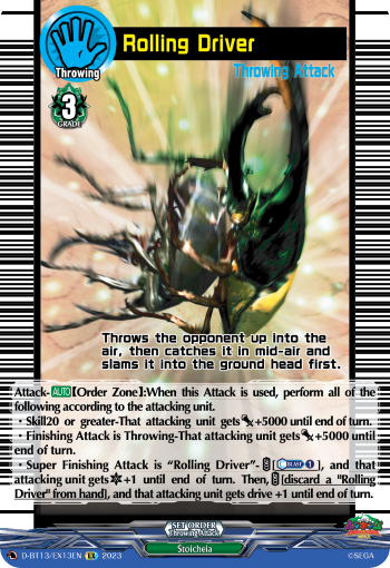 Rolling Driver - D-BT13/EX13EN - EX
