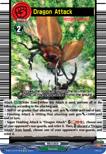 Dragon Attack - D-BT13/EX14EN - EX