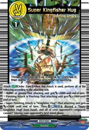 Super Kingfisher Hug - D-BT13/EX18EN - EX