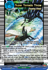 Super Tornado Throw - D-BT13/EX19EN - EX