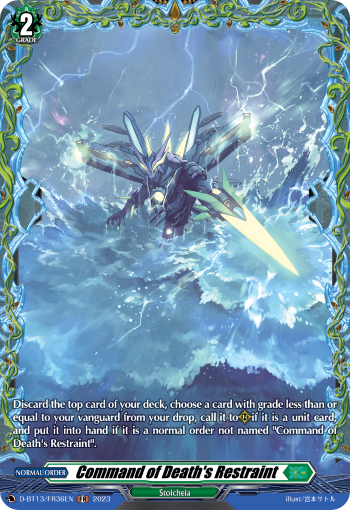 Command of Deaths Restraint - D-BT13/FR36EN - FR