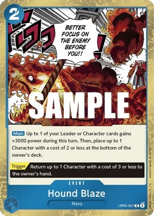 Hound Blaze - OP05-057 - R - Foil