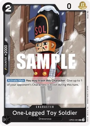 One-Legged Toy Soldier - OP05-081 - UC