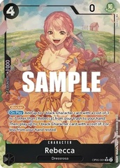 Rebecca - OP05-091 - SR - Foil - Alternate Art