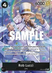 Rob Lucci - OP05-093 - SR - Foil - Alternate Art