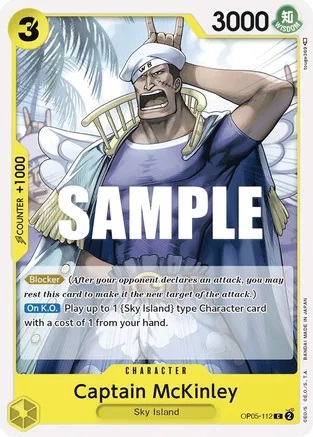 Captain McKinley - OP05-112 - C Captain McKinley - OP05-112 - C