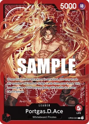 Portgas.D.Ace - OP03-001 (Special Goods Set -Ace/Sabo/Luffy-)
