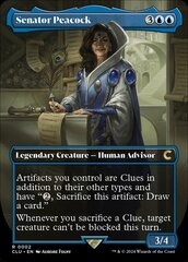 Senator Peacock - Borderless - Ravnica: Clue Edition