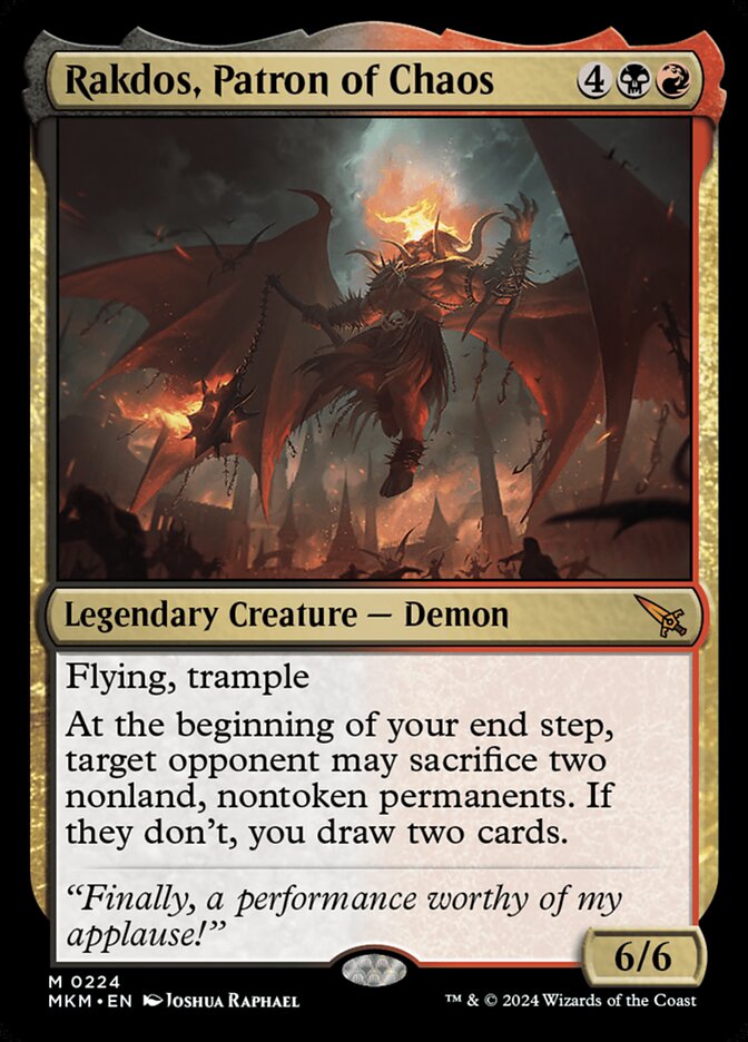 Rakdos, Patron of Chaos - Foil