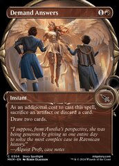 Demand Answers - Foil - Showcase