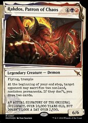 Rakdos, Patron of Chaos - Foil - Showcase - Invisible Ink