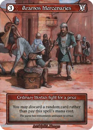 Aramos Mercenaries - Ordinary - Foil