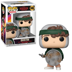 Pop Stranger Things Hunter Dustin W/ Shield