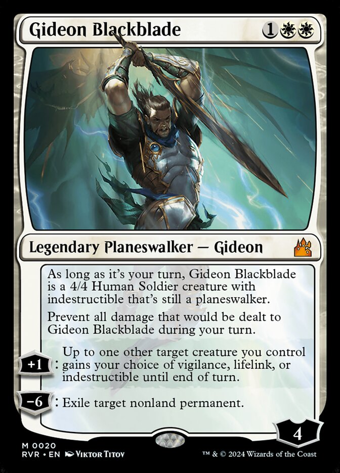 Gideon Blackblade - Foil