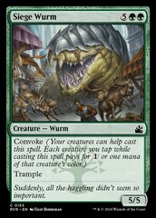 Siege Wurm - Foil