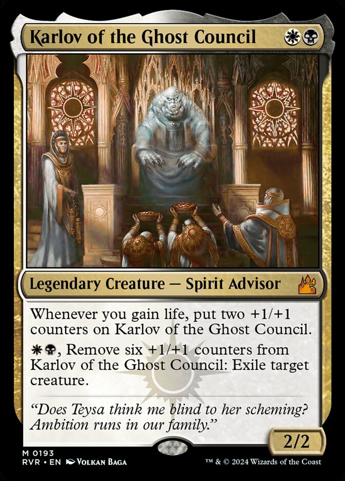 Karlov of the Ghost Council - Foil