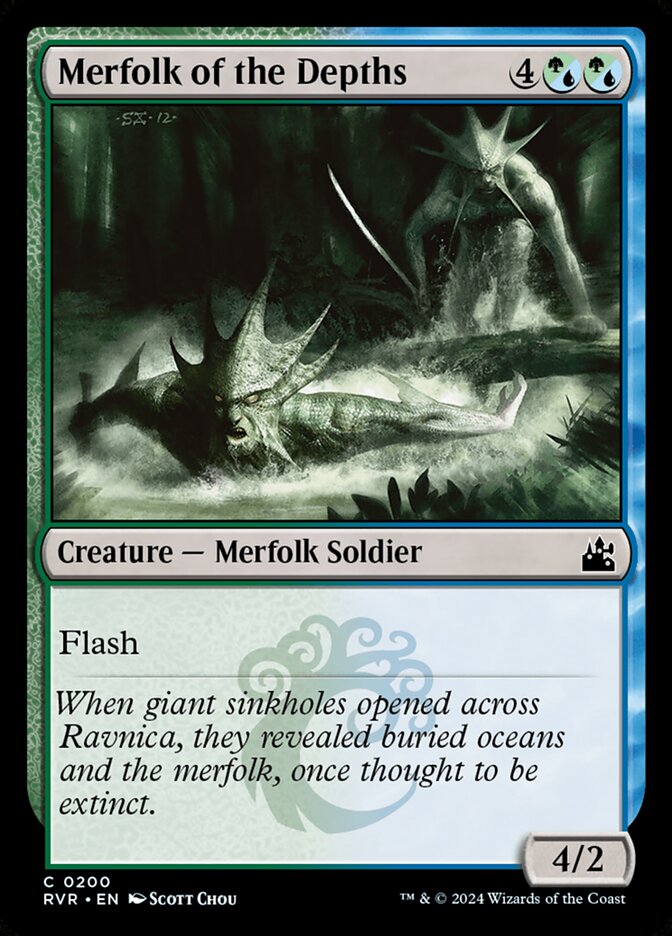 Merfolk of the Depths - Foil