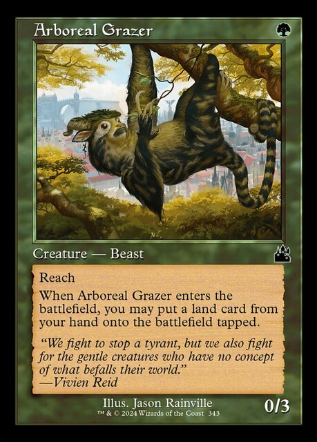 Arboreal Grazer - Retro Frame