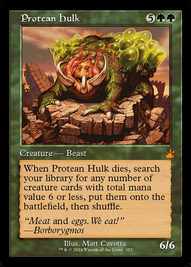 Protean Hulk - Foil - Retro Frame