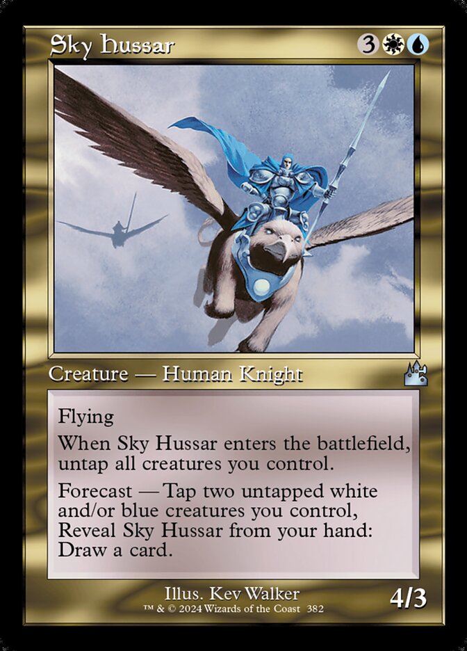 Sky Hussar - Foil - Retro Frame