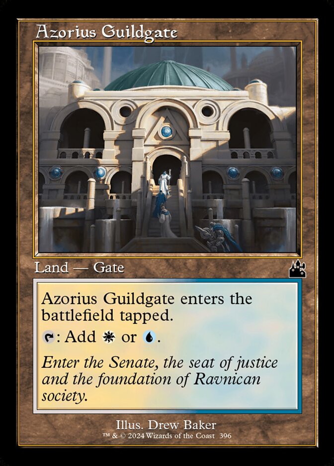 Azorius Guildgate - Retro Frame