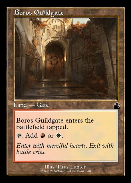 Boros Guildgate - Retro Frame