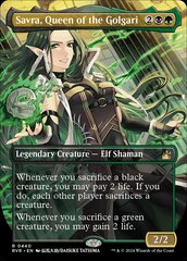 Savra, Queen of the Golgari - Anime Borderless