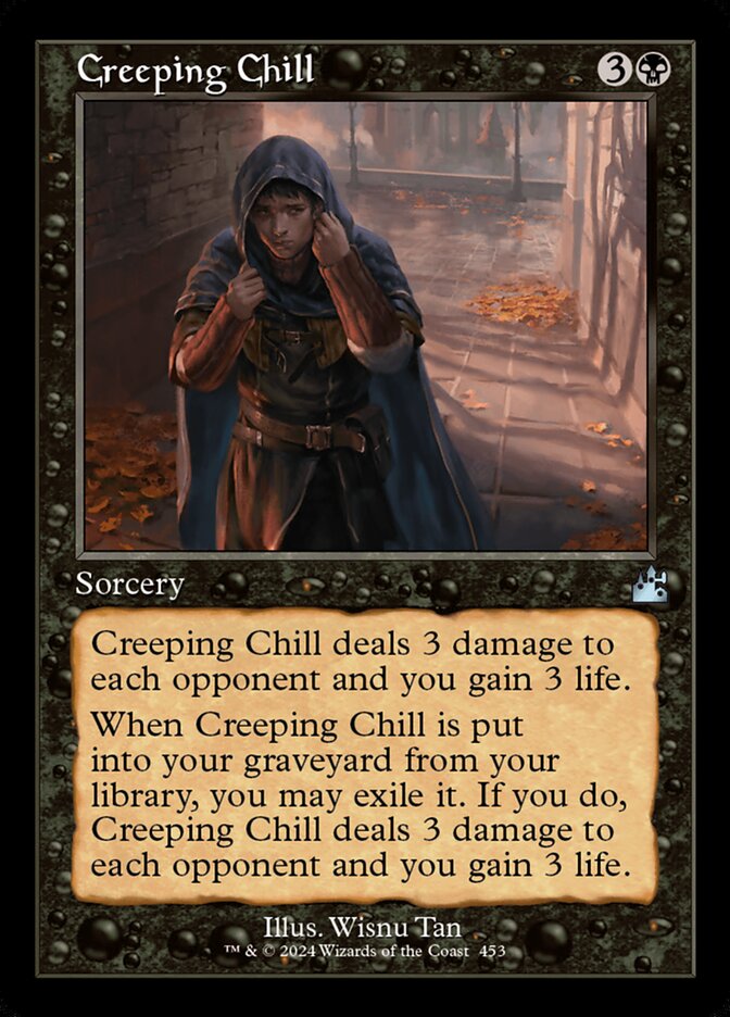 Creeping Chill - Foil - Retro Frame