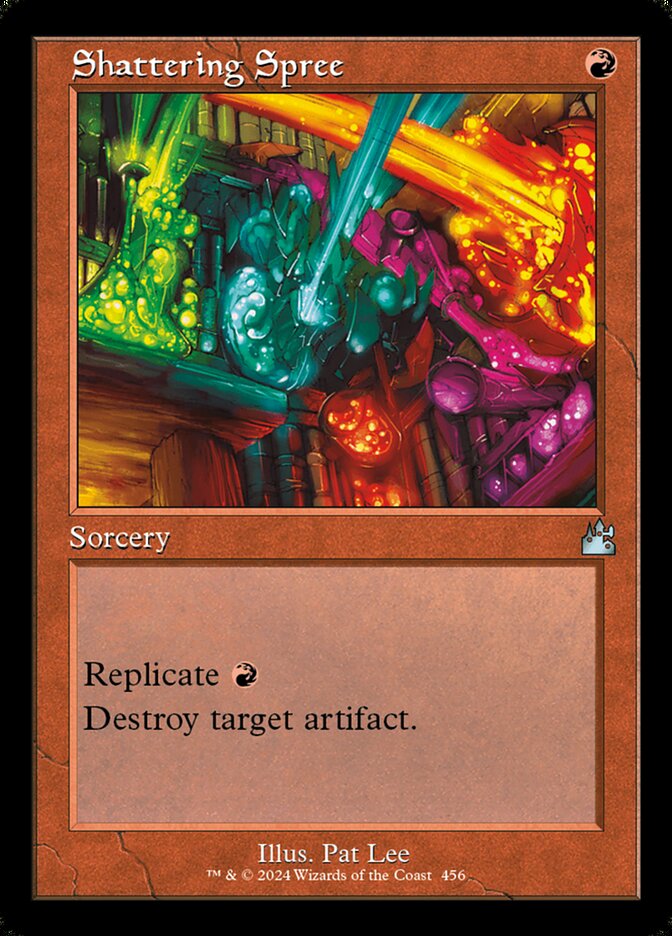 Shattering Spree - Foil - Retro Frame