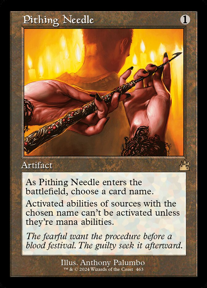 Pithing Needle - Retro Frame