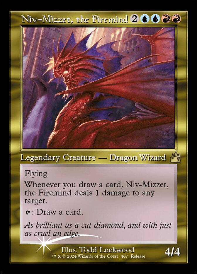 Niv-Mizzet, the Firemind - Retro Frame