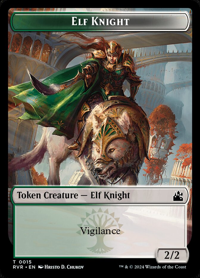 Elf Knight Token