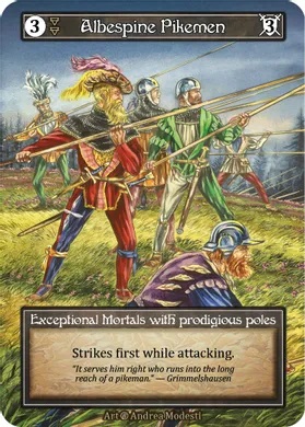 Albespine Pikemen - Exceptional - Foil