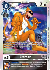 Etemon - EX1-052 - U - Foil (Blast Ace Double Pack Set)