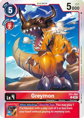 Greymon - EX1-004 - U - Foil (Blast Ace Double Pack Set)