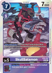 SkullSatamon - BT8-079 - C - Foil (Blast Ace Double Pack Set)